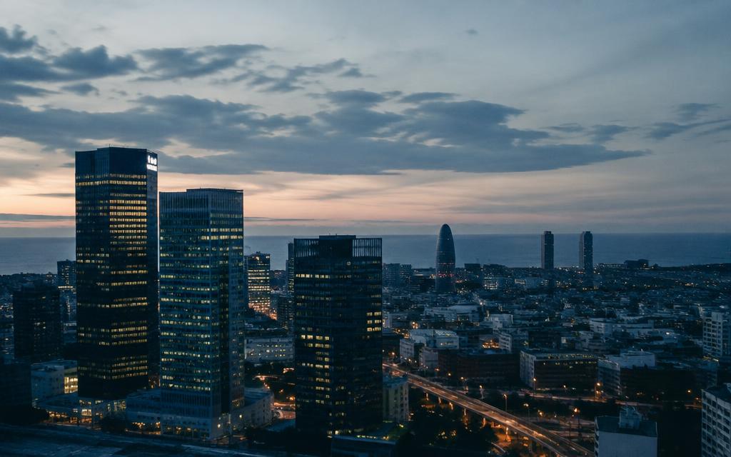 Barcelona skyline