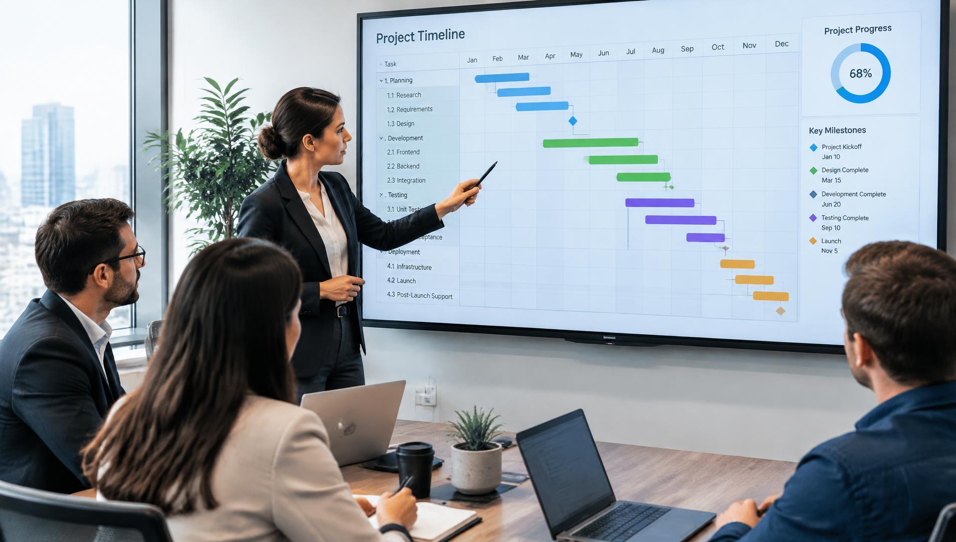 Project Management Consulting consultants at work