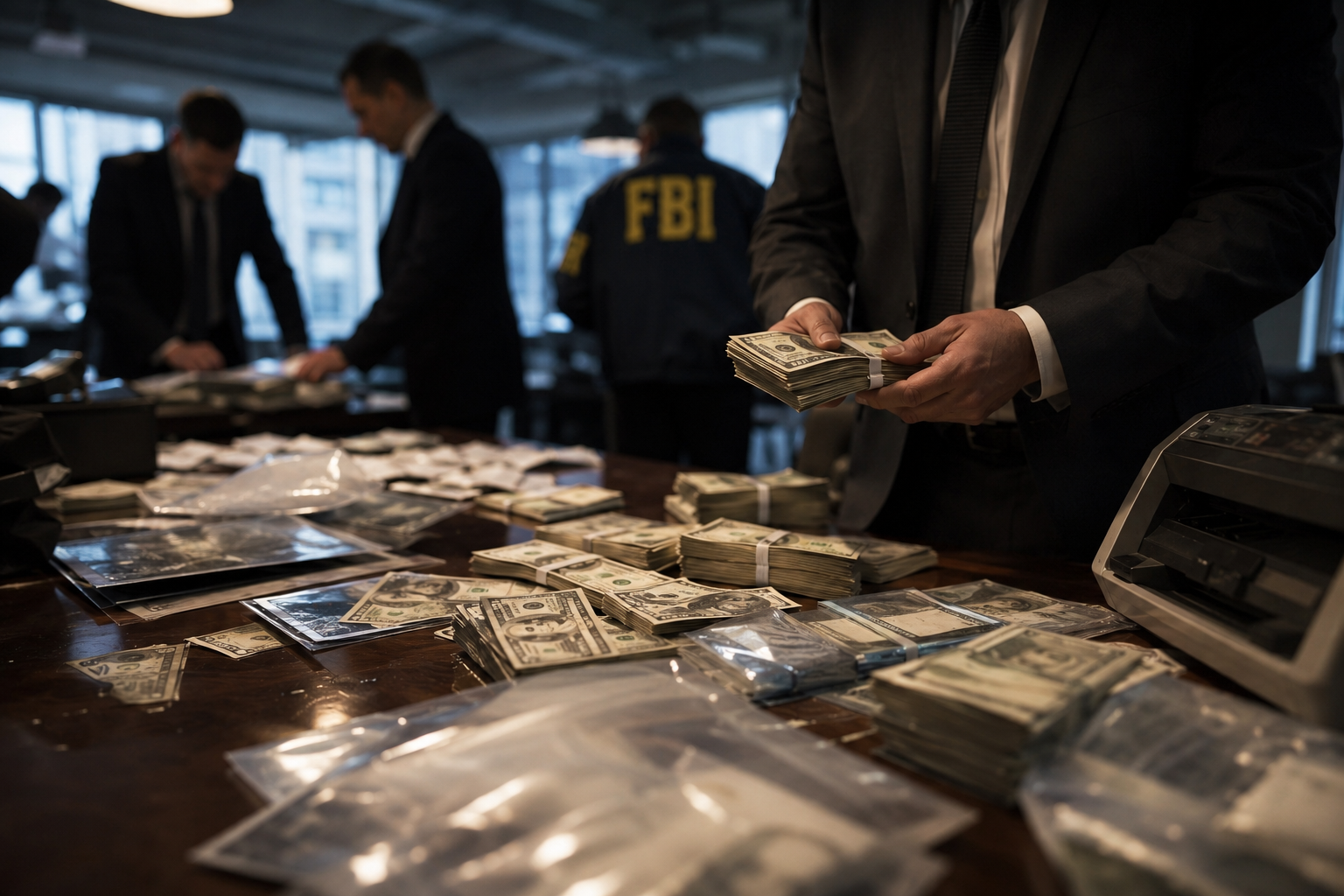 Money Laundering: editorial image