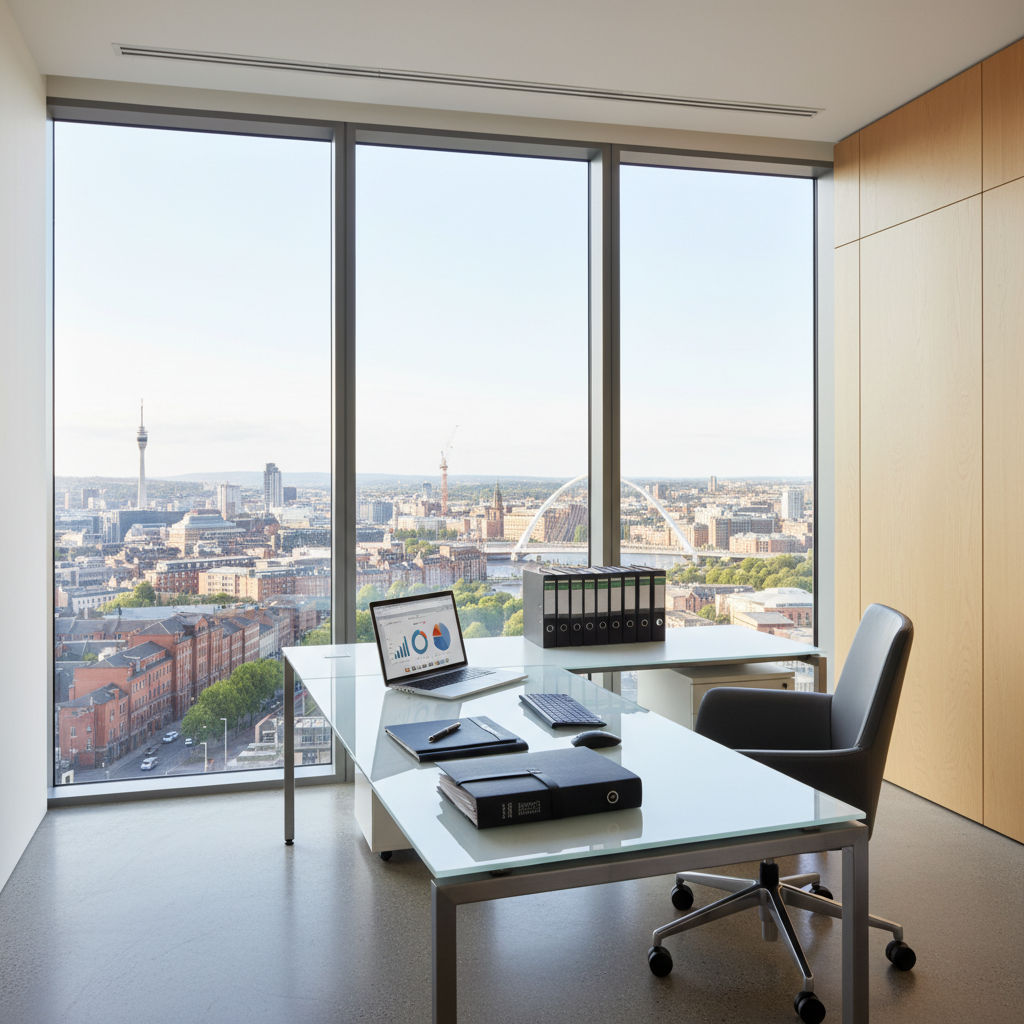 Business and Management Consulting in Glasgow editorial image