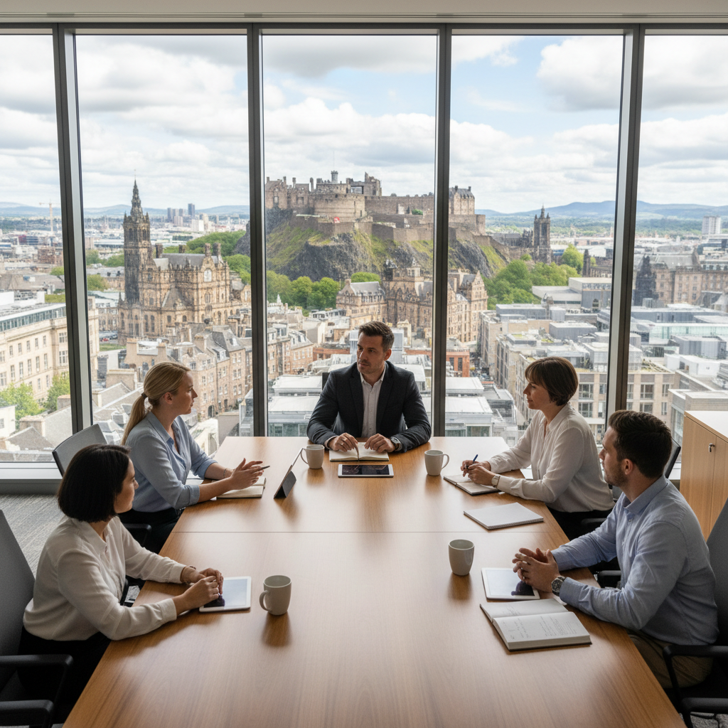 Contemporary Marketing Strategy for Edinburgh Businesses editorial image
